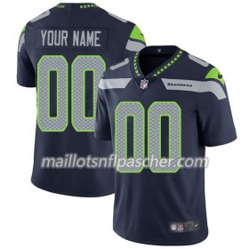 Maillot Seattle Seahawks Custom Navy Bleu - Homme